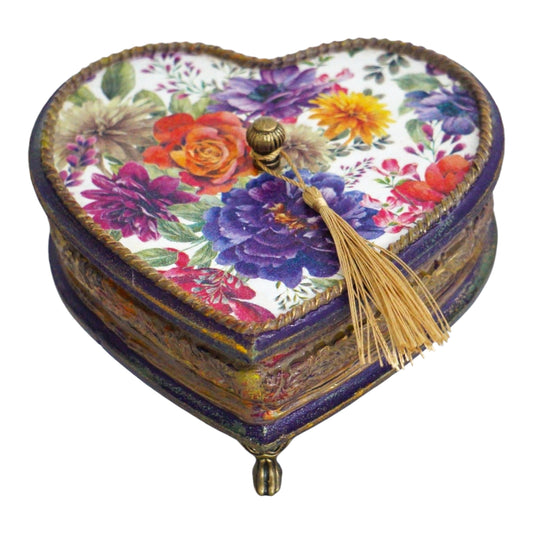 Heart jewelry box 'Adahlia'