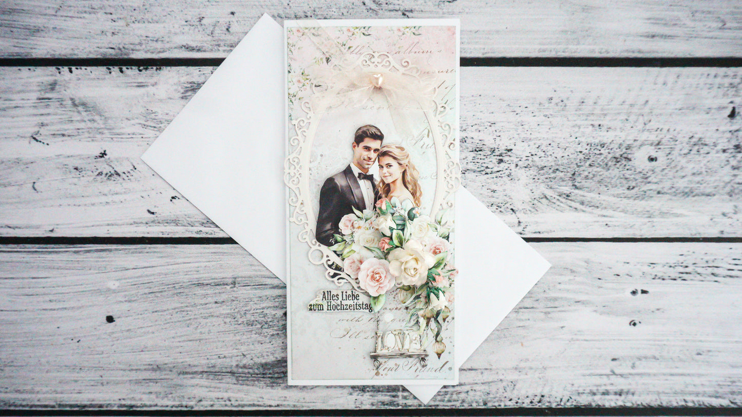 Wedding card 'Lacey'