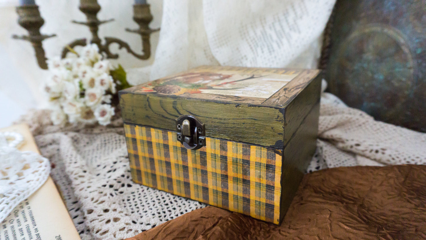 Tea box with 4 compartments 'Alma'