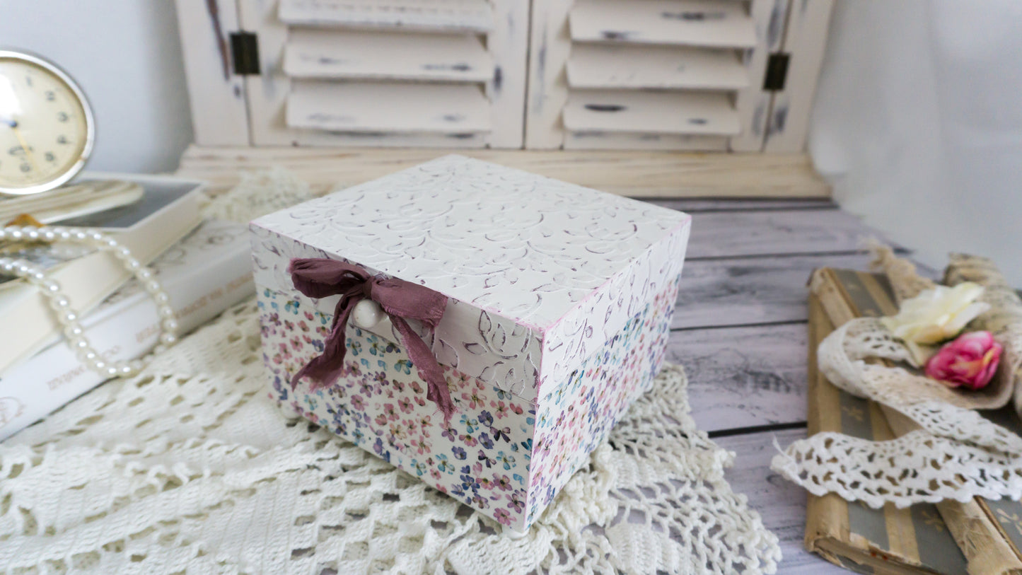 Tea box with 4 compartments 'Natalie'