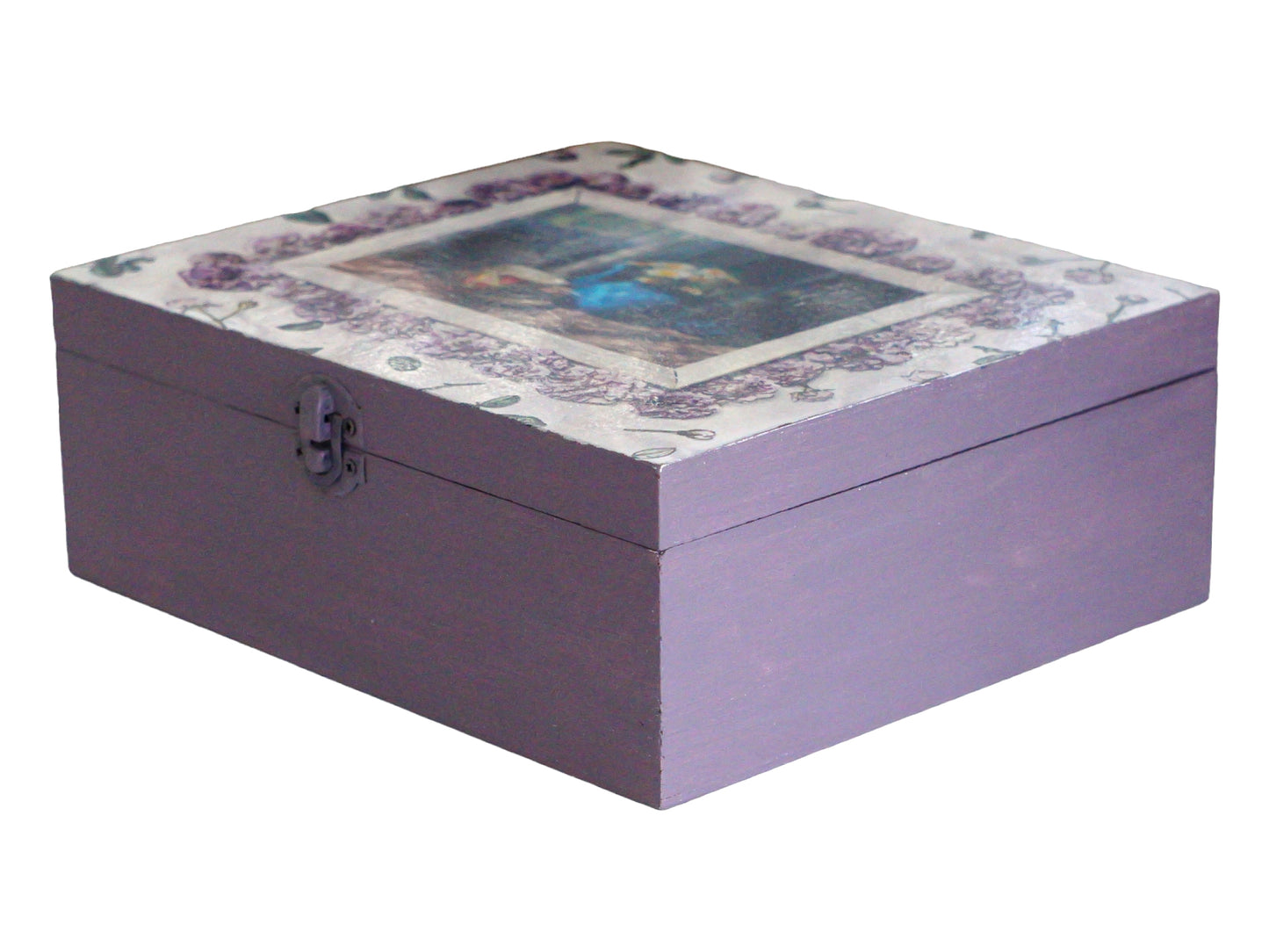 Tea box with 9 compartments 'Jeanne'