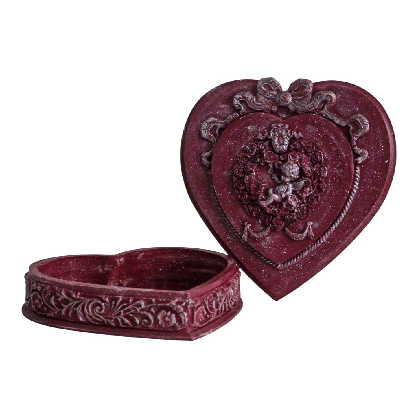 Heart jewellery box 'Rosalind'