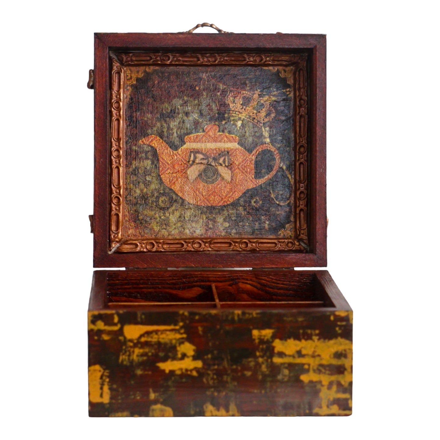 Tea box with 4 compartments 'Wyatt'