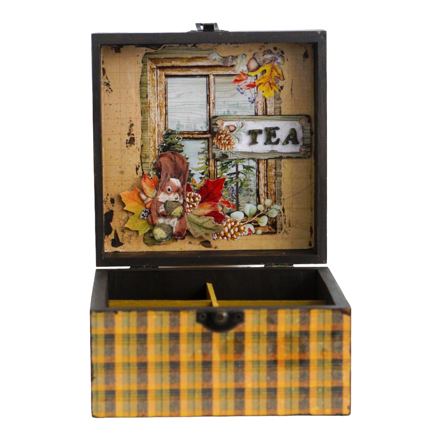 Tea box with 4 compartments 'Alma'