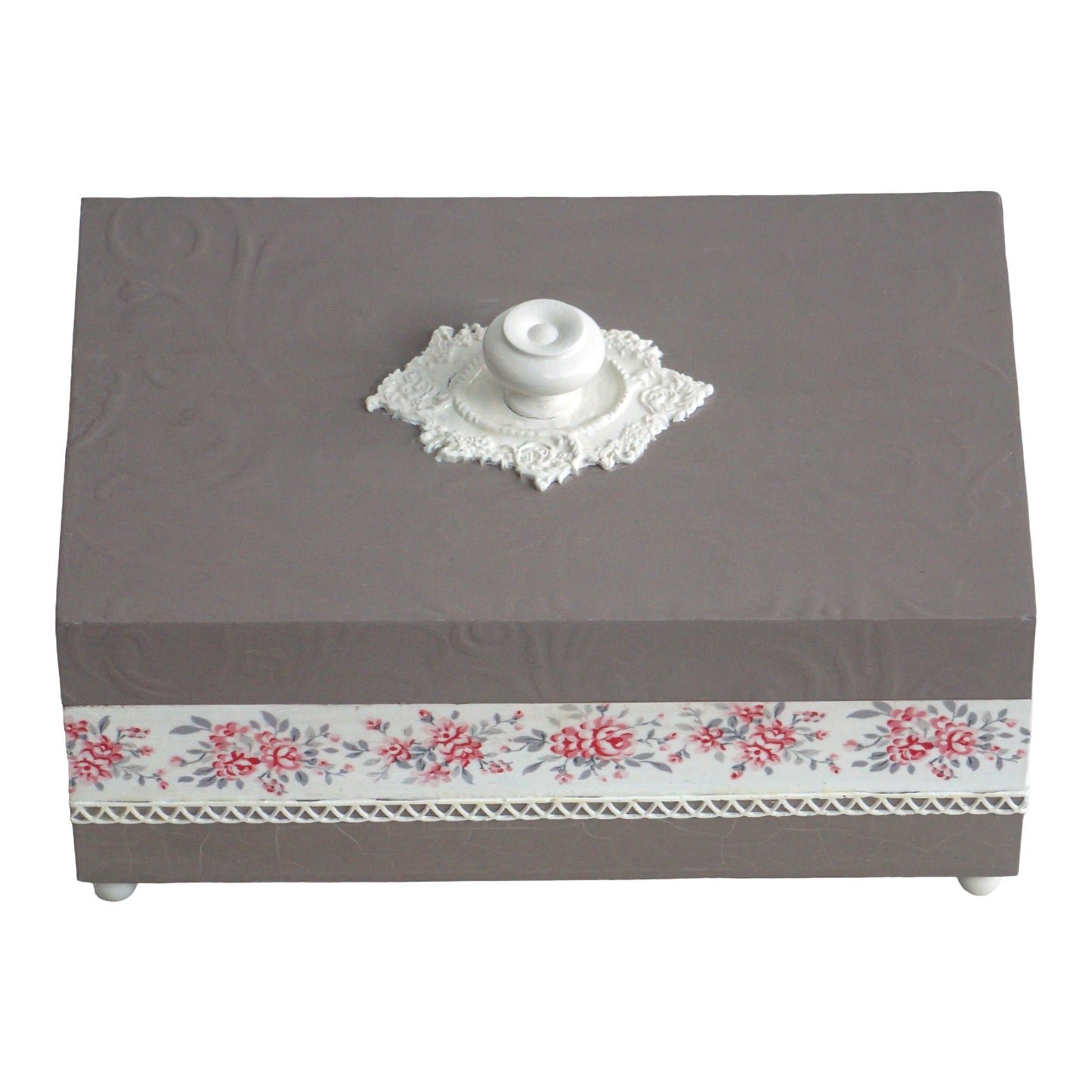 Tea box with 6 compartments 'Amanda'