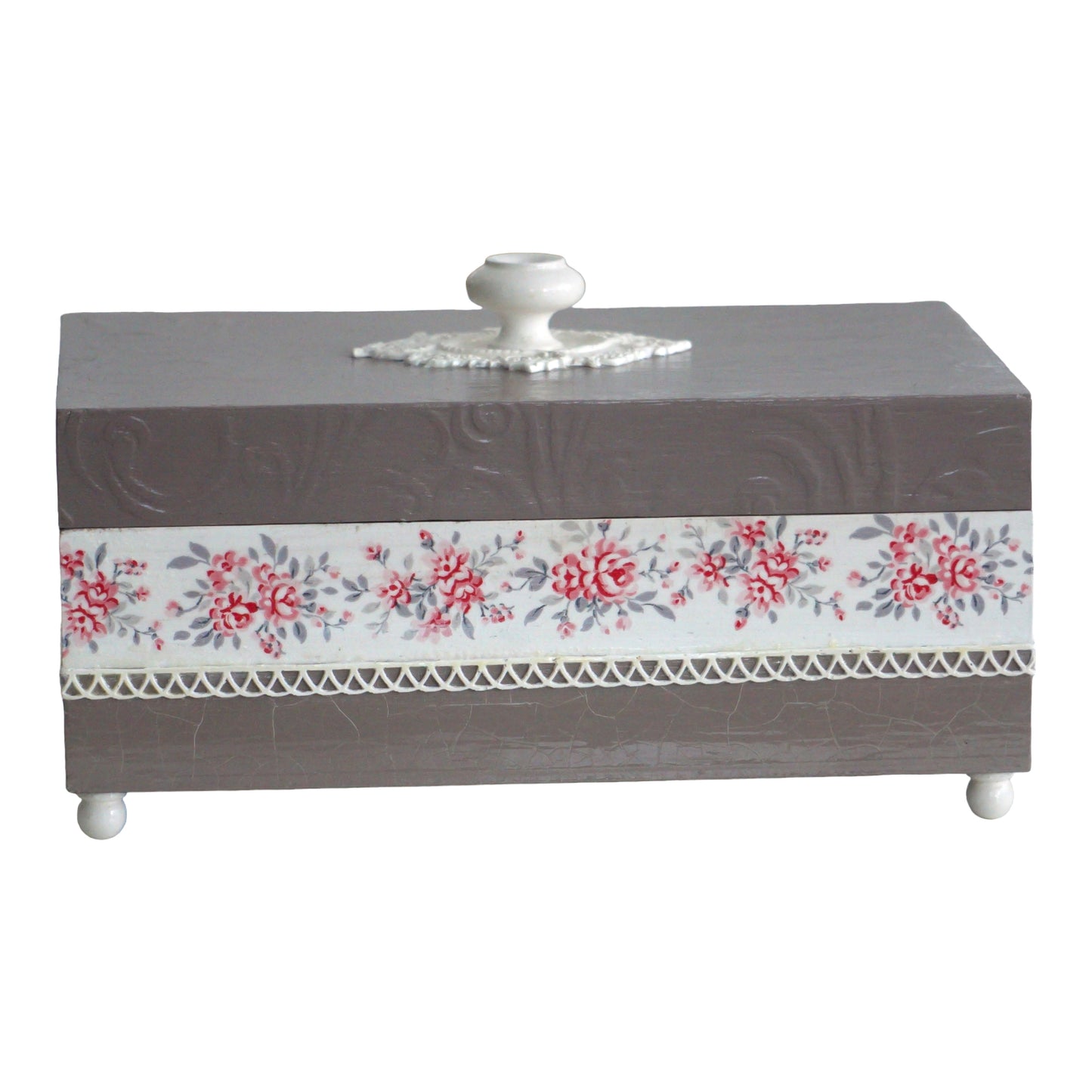 Tea box with 6 compartments 'Amanda'