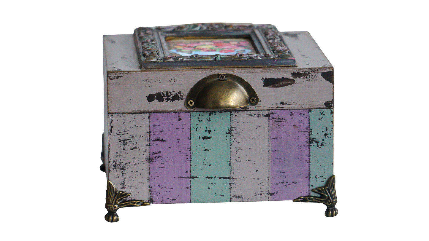 Tea box with 4 compartments 'Aliza'