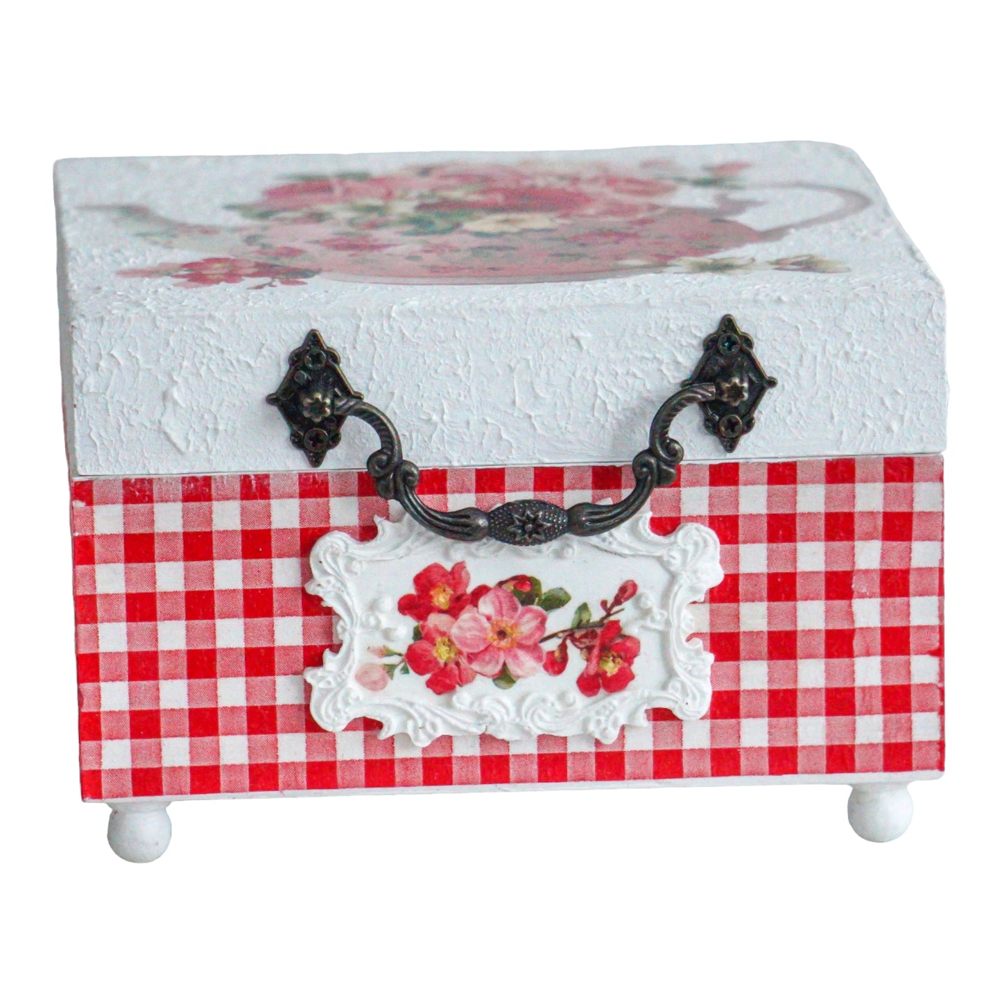 Tea box with 4 compartments 'Abigail'