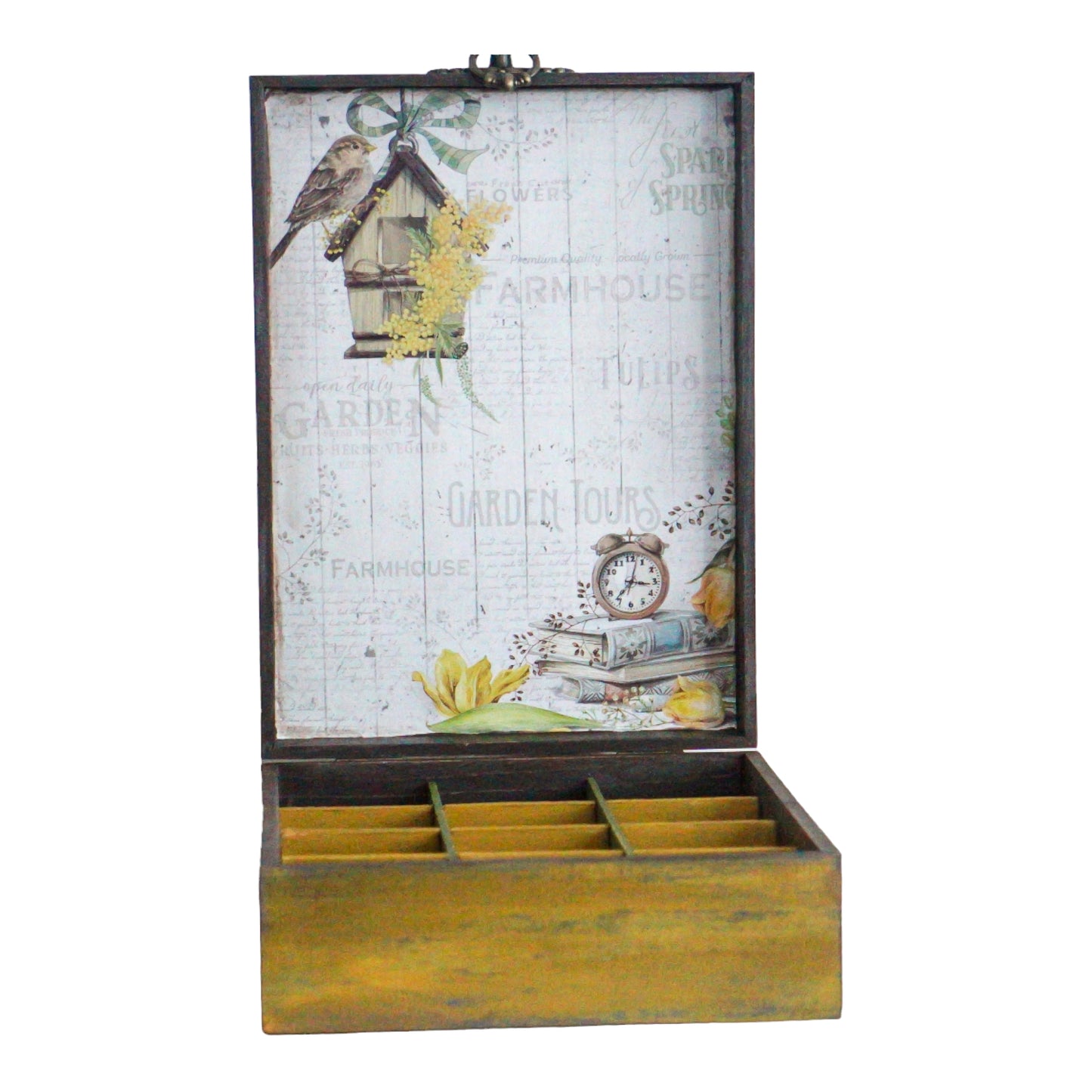 Tea box with 12 compartments 'Lillian'