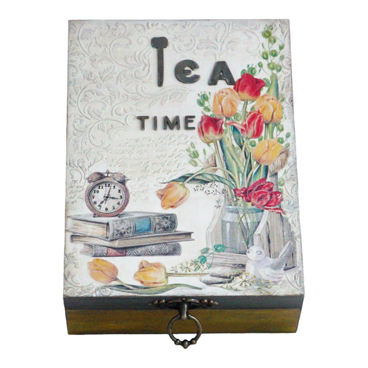 Tea box with 12 compartments 'Lillian'