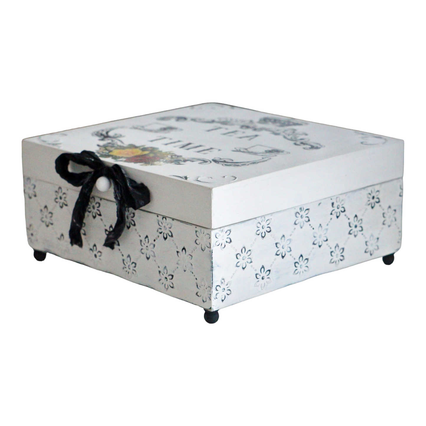 Tea box with 9 compartments 'Emilia'